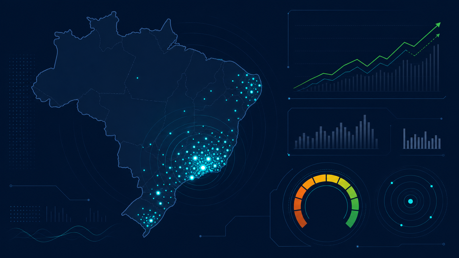 Visualização do Observatório IONCERT com dados e mapas do mercado brasileiro de veículos eletrificados